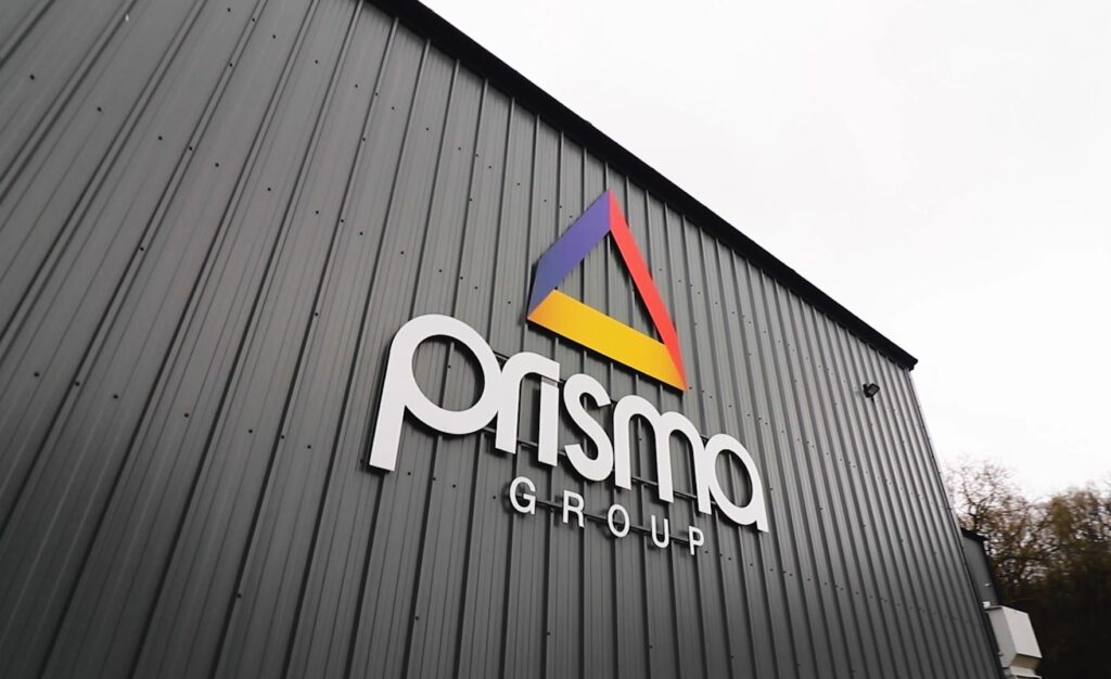 The Prisma Group New Factory Front Logo